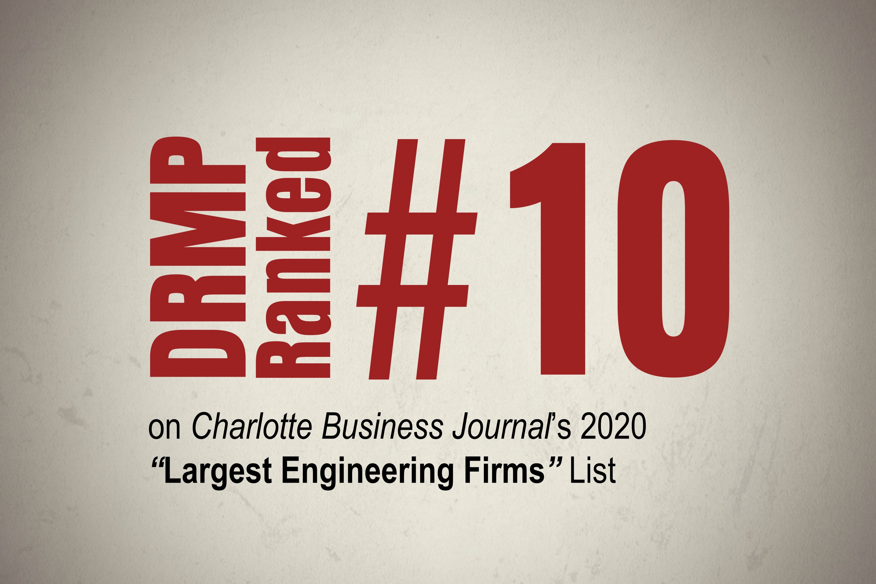DRMP Charlotte Office Ranked Among Top Engineering Firms