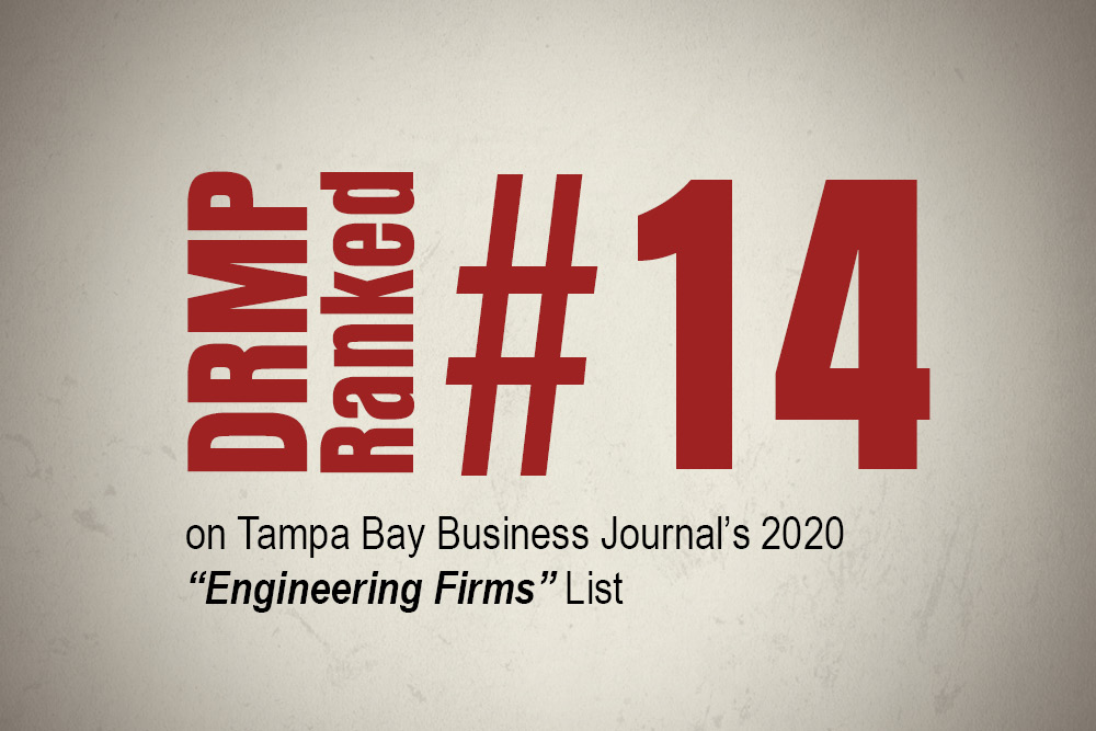 DRMP Tampa Office Ranked Among Top Engineering Firms 