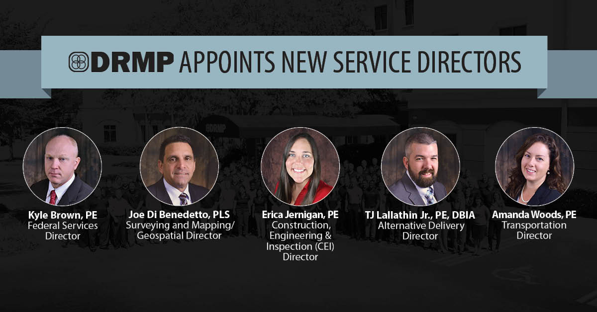 DRMP Promotes Powerhouse of Five Leaders to Oversee its Service Divisions  