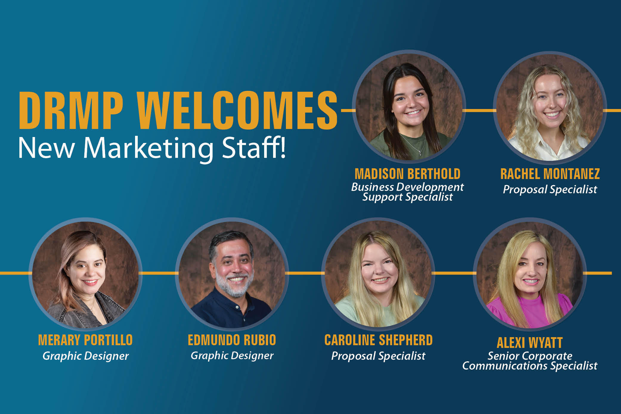 DRMP Expands its Marketing Team to Support Business Development Efforts 
