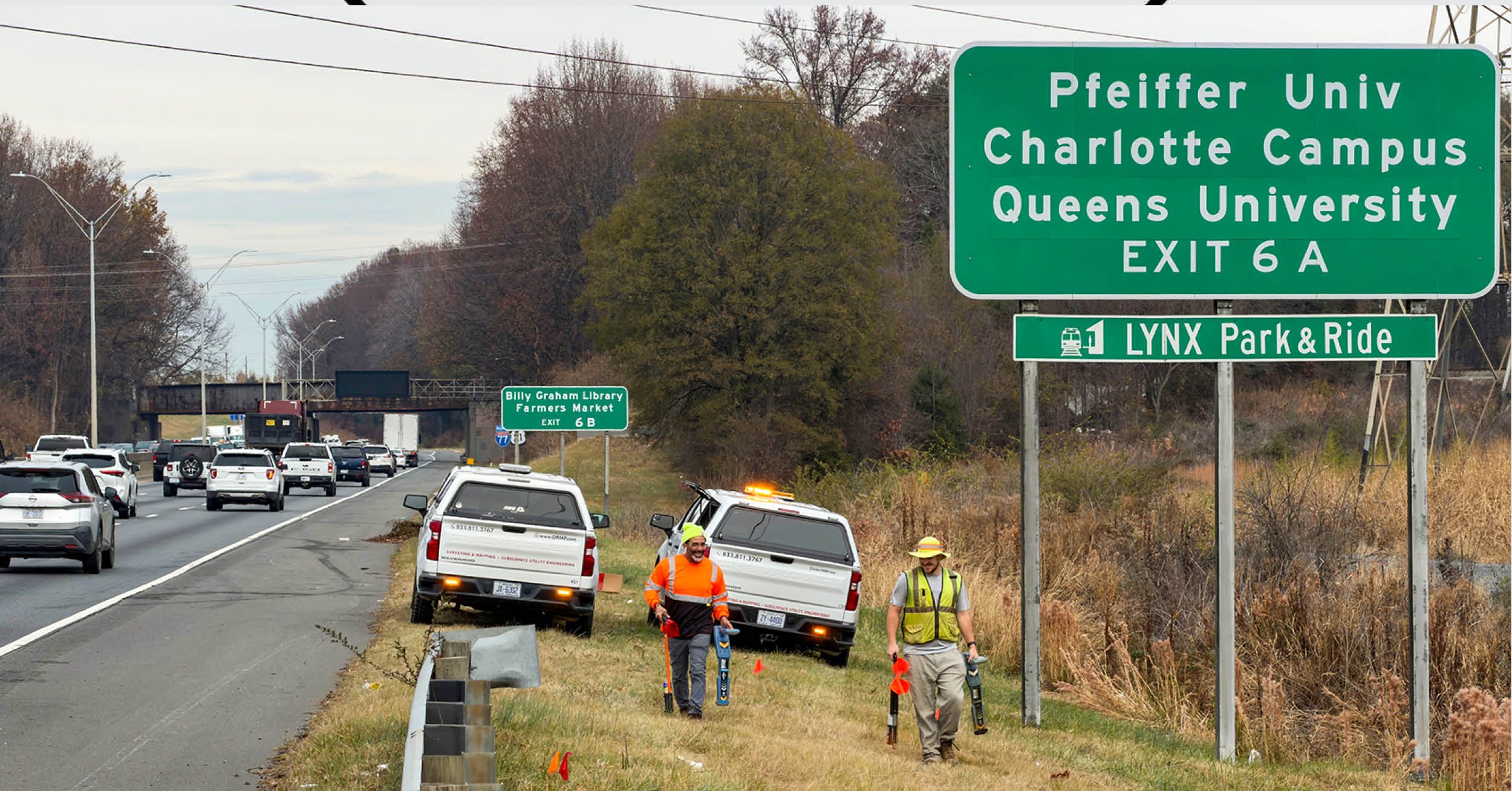 Inside DRMP's Survey and SUE Effort Powering North Carolina's I-77 South Charlotte Express Lanes