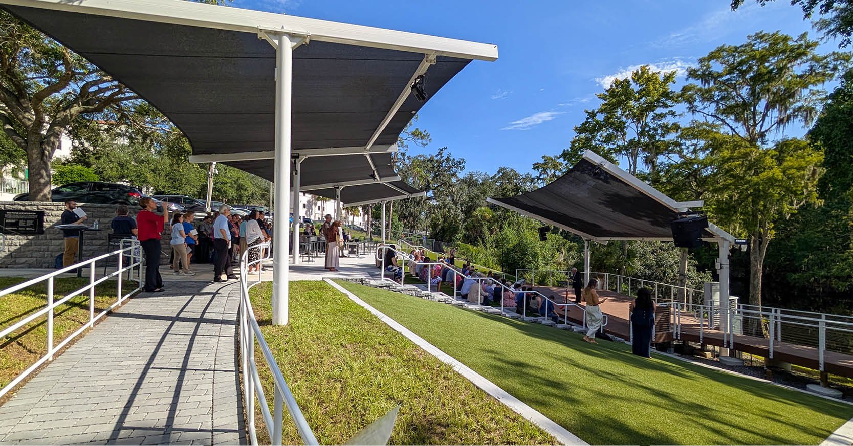 DRMP Design Revitalizes Florida College Renamed Payne Amphitheater