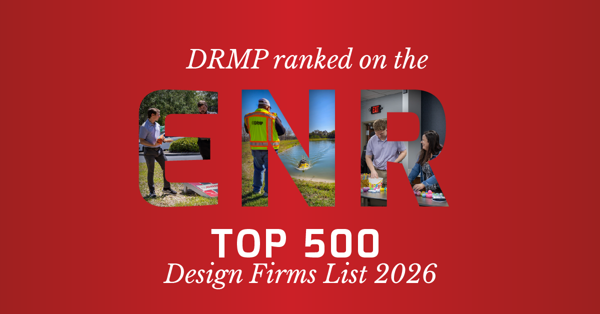 DRMP Maintains Strong Standing on ENR Top 500 Design Firms List