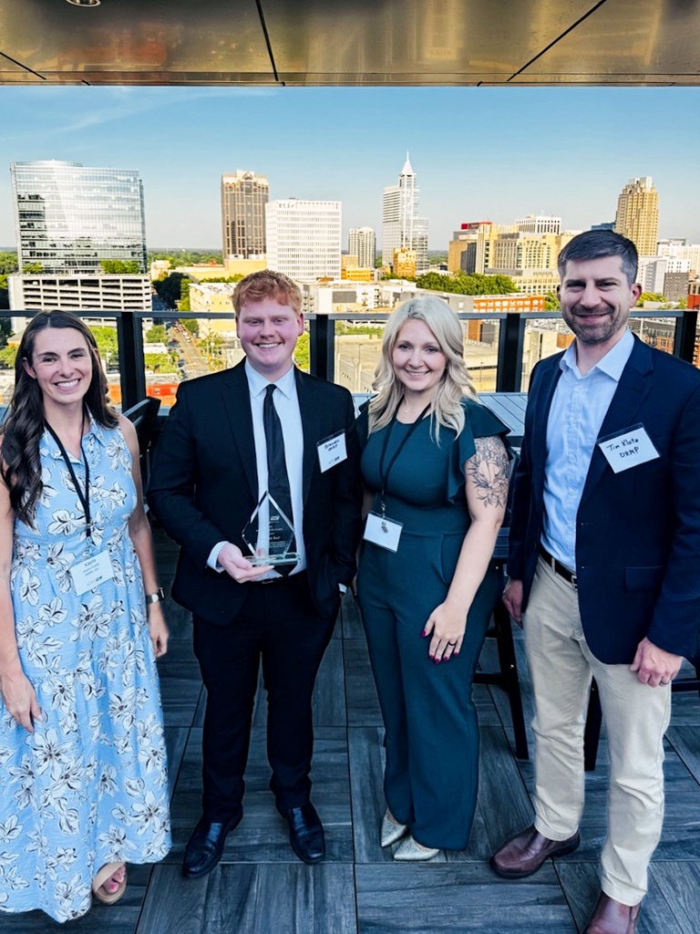 DRMP Structures Engineer Brayden Bost Receives 2026 ACEC/NC Next Generation Award Recognition