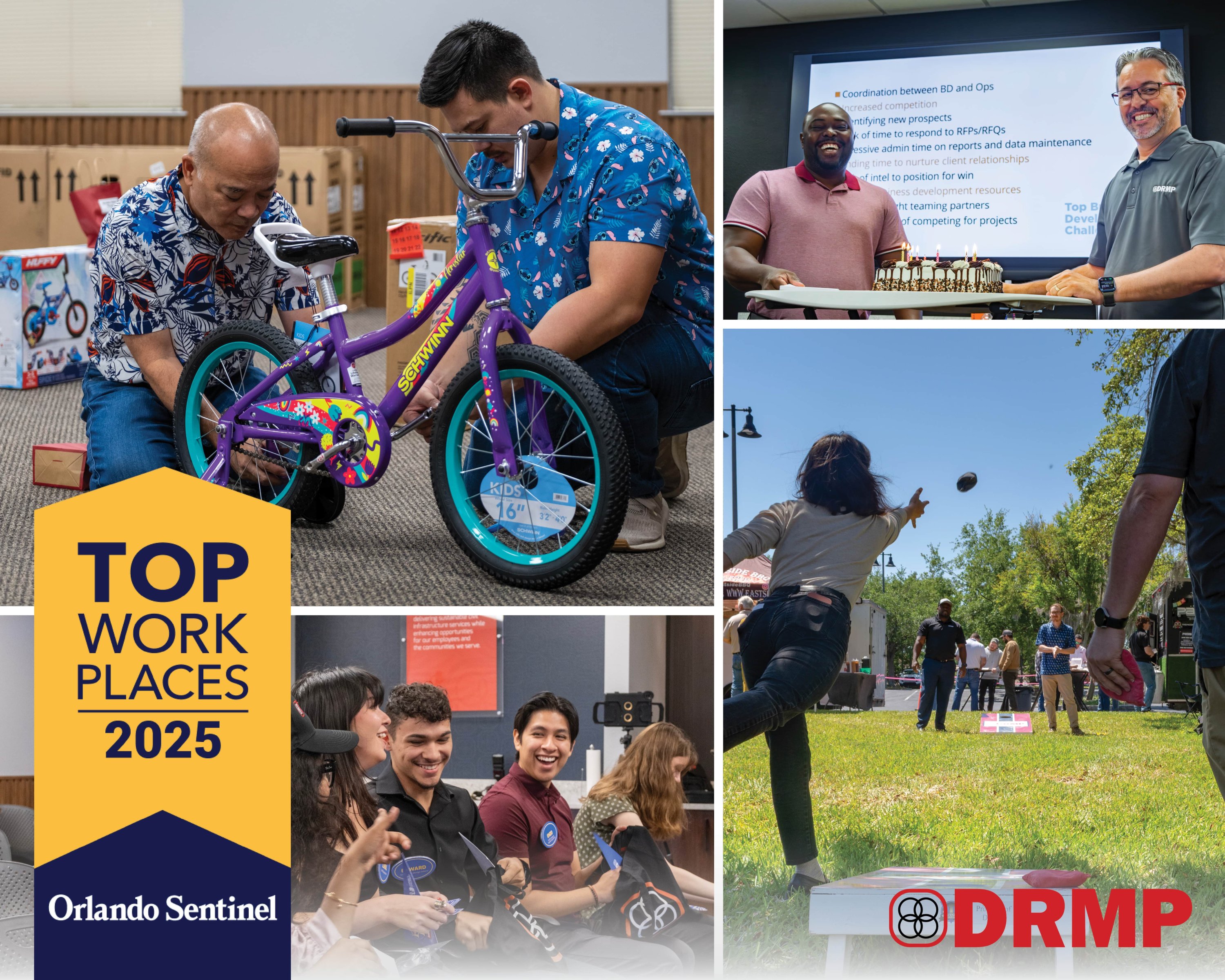 DRMP Named One of Central Florida’s 2025 Top Workplaces by Orlando Sentinel Media Group